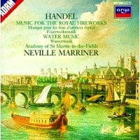 Handel Music For The Royal Fireworks Water Music артикул 9809b.
