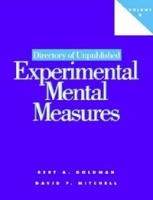 Directory of Unpublished Experimental Mental Measures артикул 9813b.
